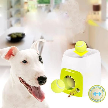 Ziggy Pupps Dog Automatic Dog Ball Launcher Interactive Training And Feeding Toy