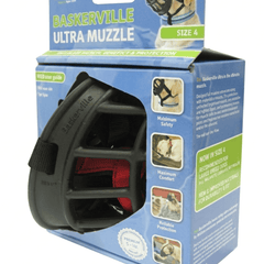 Ziggy Pupps Dog Baskerville Ultra Muzzle for Dogs Breathable Humane Design Size 3