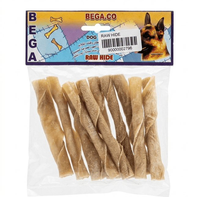 Ziggy Pupps Dog Bega.co Rawhide Dental Chews for Dogs 10 pieces