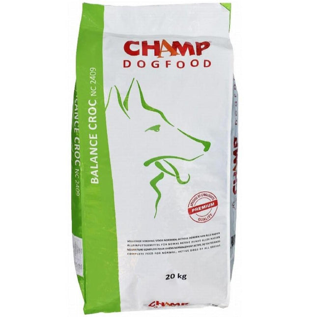 Ziggy Pupps Dog Champ Balance Croc Complete Dry Food for Normal to Active Dogs 20 KG