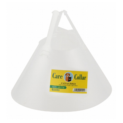Ziggy Pupps Dog Covalent White 10cm Protective Pet Collar