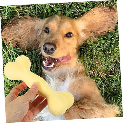 Ziggy Pupps Dog Dental Care Rubber Bone Toy for Dogs