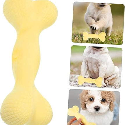 Ziggy Pupps Dog Dental Care Rubber Bone Toy for Dogs