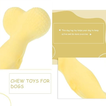 Ziggy Pupps Dog Dental Care Rubber Bone Toy for Dogs