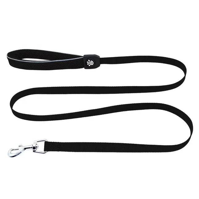 Ziggy Pupps Dog DOCO Athletica Small black Reflective Mesh Dog Leash 150 in 1.5cm