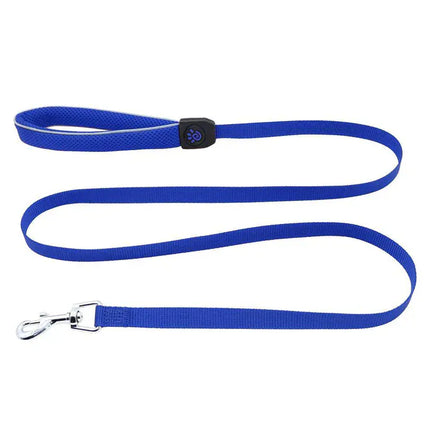 Ziggy Pupps Dog DOCO Athletica Small blue Reflective Mesh Dog Leash 150 in 1.5cm