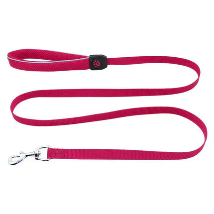 Ziggy Pupps Dog DOCO Athletica Small pink Reflective Mesh Dog Leash 150 in 1.5cm