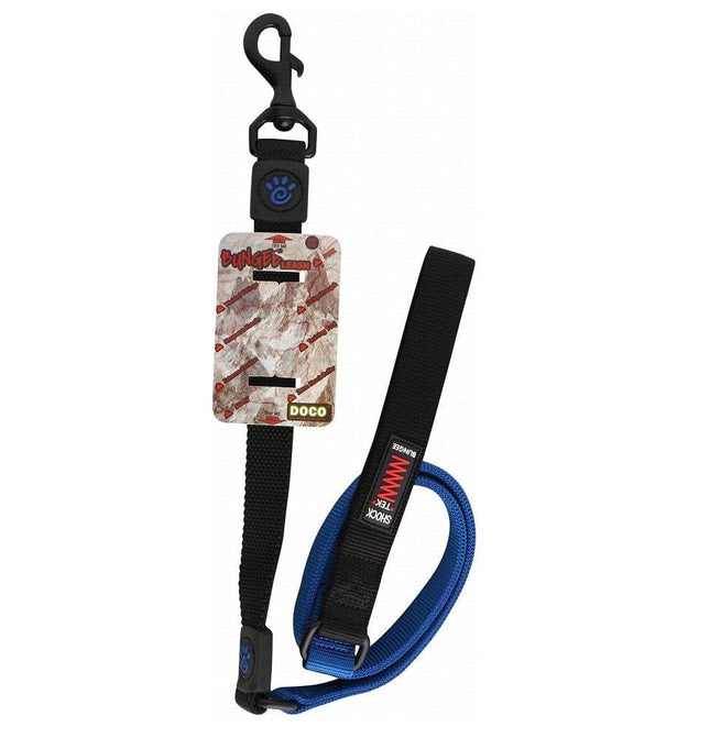 Ziggy Pupps Dog Doco Blue Reflective Rope Leash 120 cm