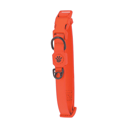 Ziggy Pupps Dog Doco Jelly Bean Antibacterial Dog Collar Medium Orange 2 cm