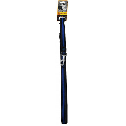 Ziggy Pupps Dog Doco Medium Black and Blue Mesh Dog Leash 180cm