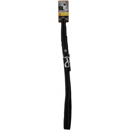Ziggy Pupps Dog Doco Medium Black Mesh Dog Leash 180cm
