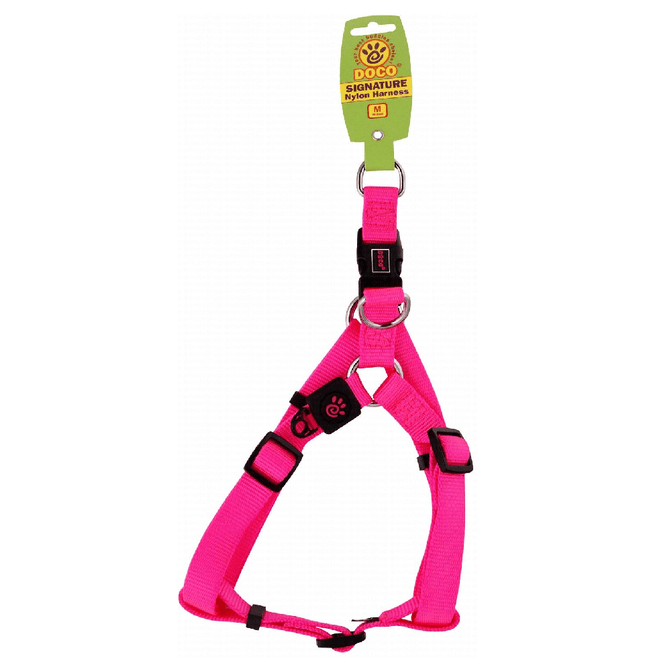 Ziggy Pupps Dog Doco Medium Pink Nylon Dog Harness 53 to 77cm in 2