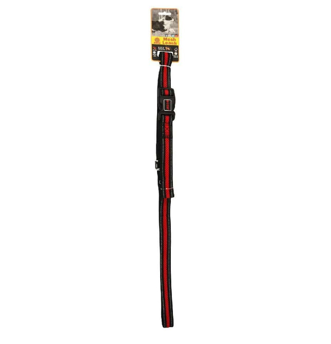 Ziggy Pupps Dog Doco red Reflective Rope Leash 120 cm
