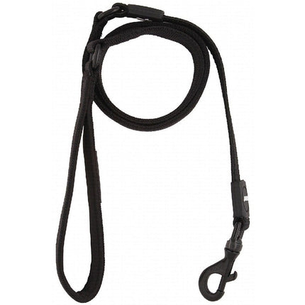 Ziggy Pupps Dog Doco Shock Absorbing Large Black Bungee Dog Leash 120cm