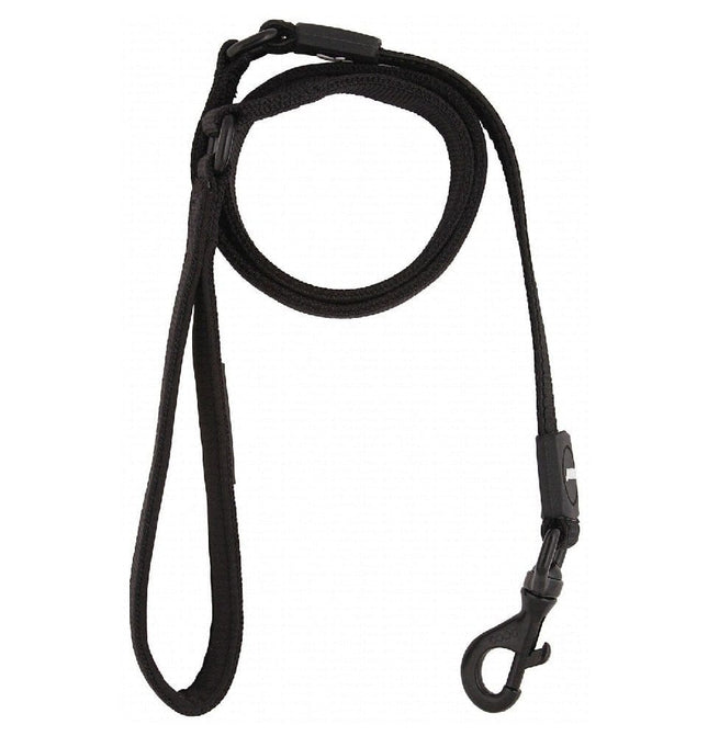 Ziggy Pupps Dog Doco Shock Absorbing Large Black Bungee Dog Leash 120cm
