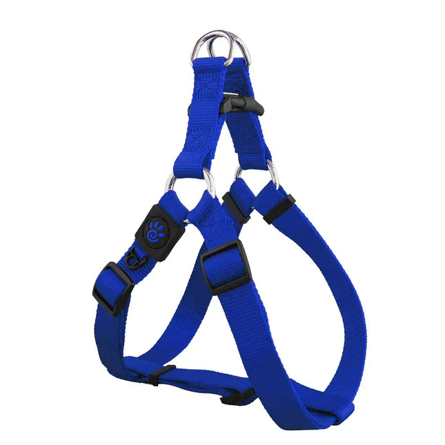 Ziggy Pupps Dog DOCO Signature XL Blue Nylon Dog Harness 75 to 110 in 3.8cm