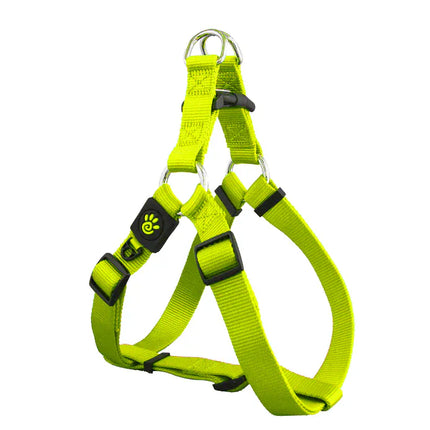 Ziggy Pupps Dog Doco Small Lime Nylon Dog Harness 45to 63cm in 1.5