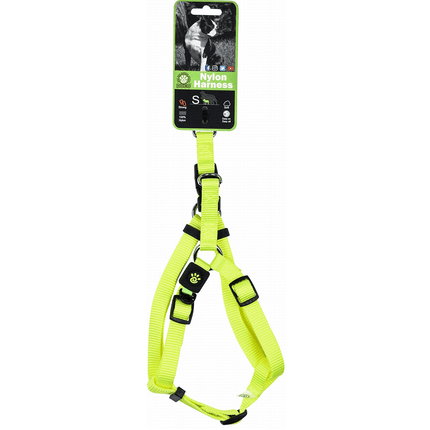 Ziggy Pupps Dog Doco Small Lime Nylon Dog Harness 45to 63cm in 1.5