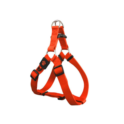 Ziggy Pupps Dog Doco Small Orange Nylon Dog Harness 45to 63cm in 1.5