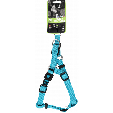 Ziggy Pupps Dog Doco Small turquoise Nylon Dog Harness 45to 63cm in 1.5