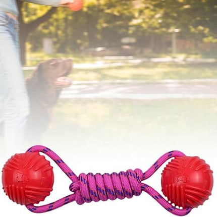 Ziggy Pupps Dog Dog Toy with Nylon Rope And Ball for And Training