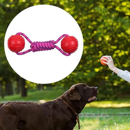 Ziggy Pupps Dog Dog Toy with Nylon Rope And Ball for And Training