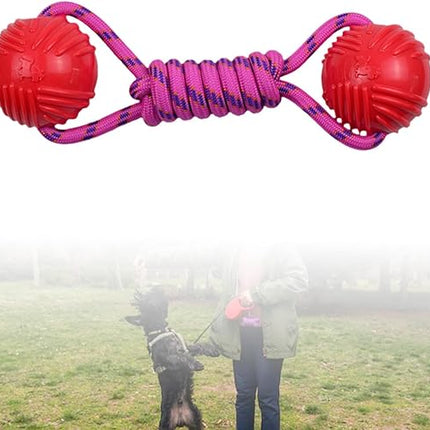 Ziggy Pupps Dog Dog Toy with Nylon Rope And Ball for And Training