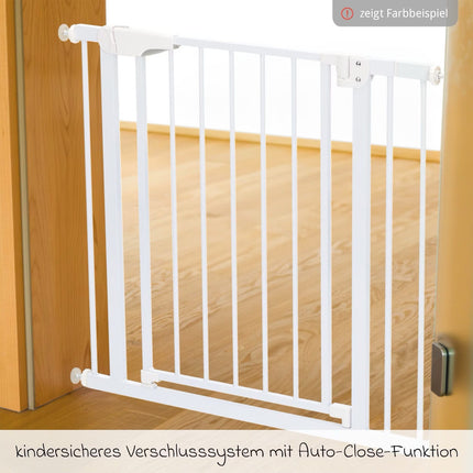 Ziggy Pupps Dog Door Barrier Autoclose 75 to 82 cm for clamping without drilling closes automatically White