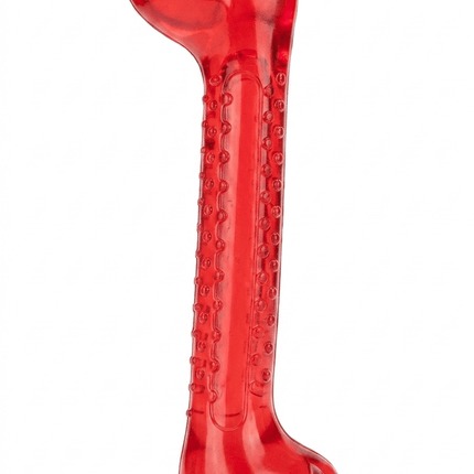 Ziggy Pupps Dog Durable Bone Shaped Dog Chew Toy Red