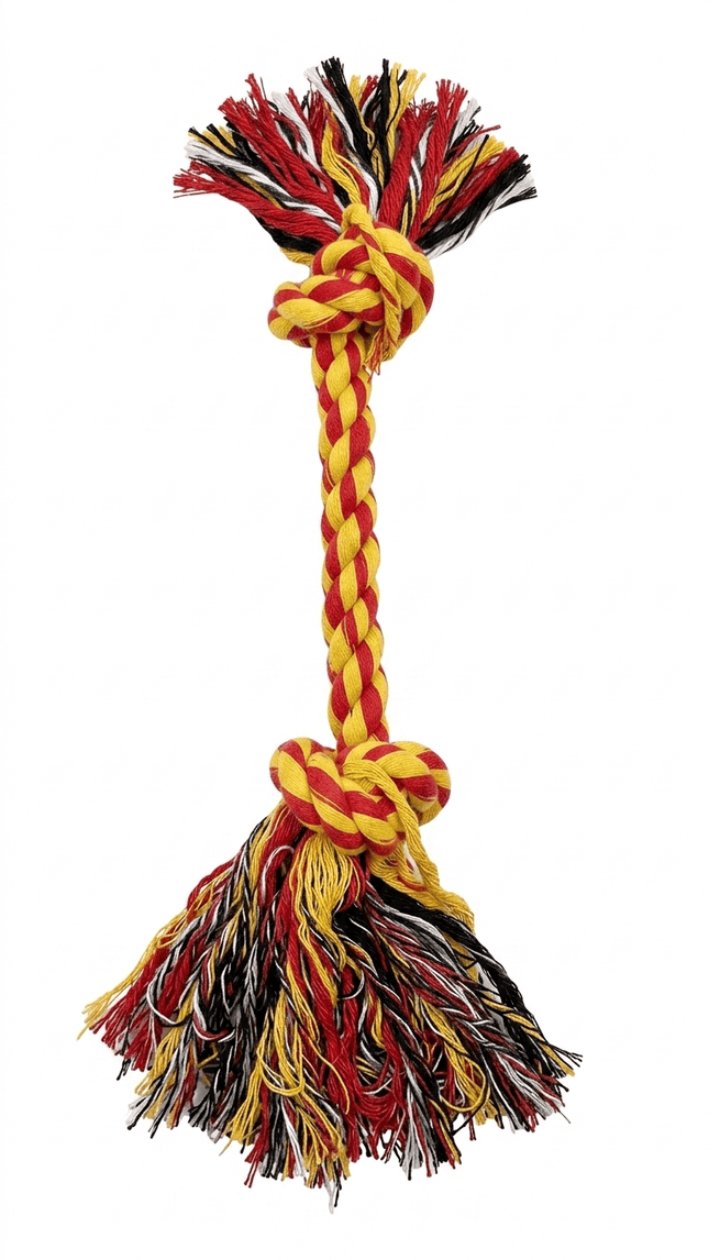 Ziggy Pupps Dog Durable Multi Color Cotton Rope Tug Toy for Dogs