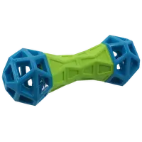 Ziggy Pupps Dog Durable Rubber Dumbbell Dog Toy Assorted Colors