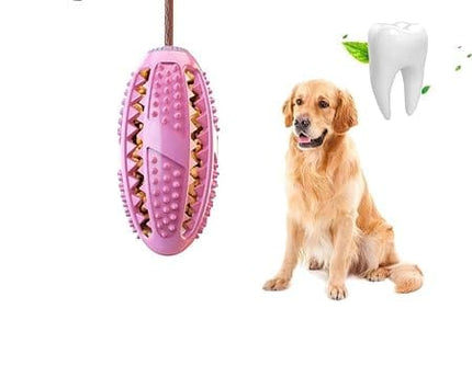 Ziggy Pupps Dog Durable Spiky Chew Toy for Dog Dental Care Pink