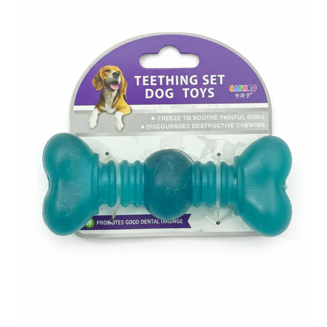 Ziggy Pupps Dog Durable Teething Chew Toy for Puppies Teal