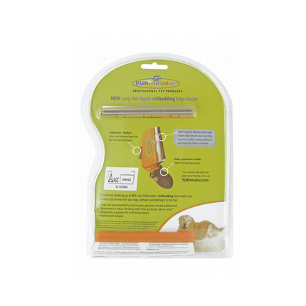 Ziggy Pupps Dog Furminator Large Black And Yellow Deshedding Brush for short Haired Dogs 23 to 41 kg