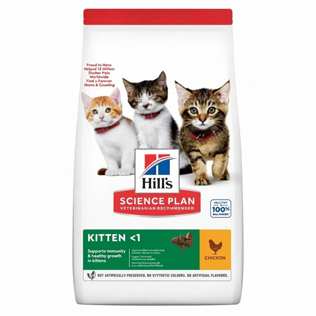 Ziggy Pupps Dog Hill's Science Plan Kitten <1 with Chicken Dry Cat Food