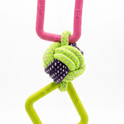 Ziggy Pupps Dog Interactive Double Handle Rope Tug Dog Toy Durable Training And Play Toy
