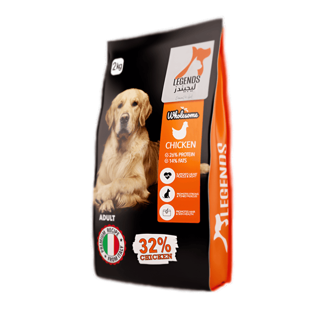 Ziggy Pupps Dog Legends Dry Food For Adult Dogs Chicken 2 Kg