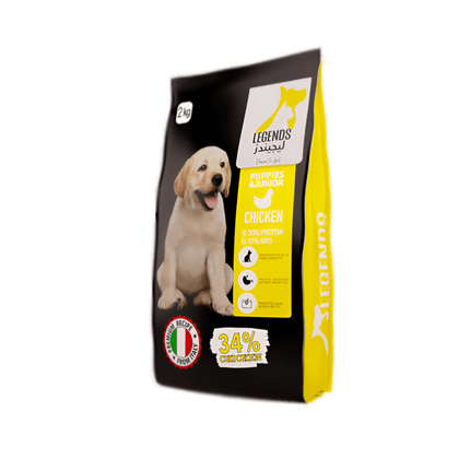 Ziggy Pupps Dog Legends Dry Food For puppy Dogs Chicken 2 Kg