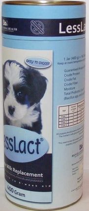 Ziggy Pupps Dog LessLact Puppy Milk Replacement Powder 400g