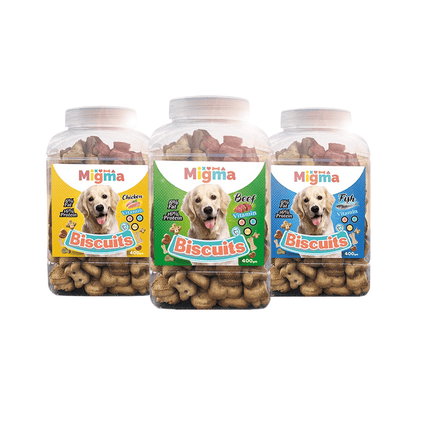 Ziggy Pupps Dog Migma Biscuits With Fish 400Gm