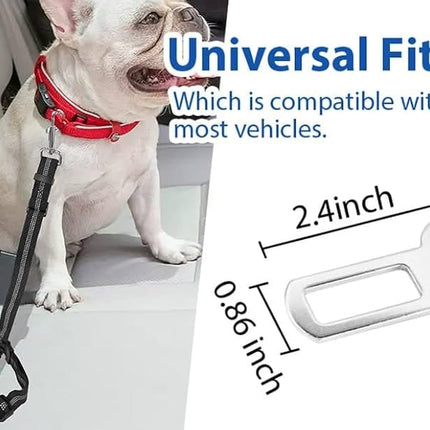 Ziggy Pupps Dog Naomi Black and Red Dog Car Seat Belt