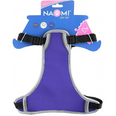 Ziggy Pupps Dog Naomi Medium Purple in Gray Dog Harness