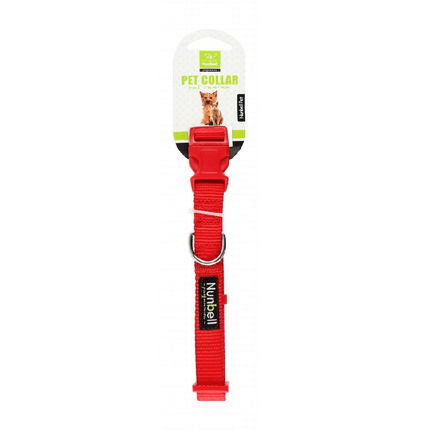 Ziggy Pupps Dog Nunbell Collar Size 3 red Waterproof Dog Collar 35 to 58 in 2.5cm