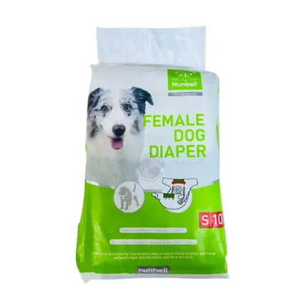 Ziggy Pupps Dog Nunbell Female Dog Diapers small 10 pcs