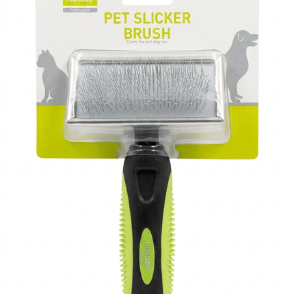 Ziggy Pupps Dog Nunbell Pet Slicker Brush Professional Grooming Tool for Dogs and Cats