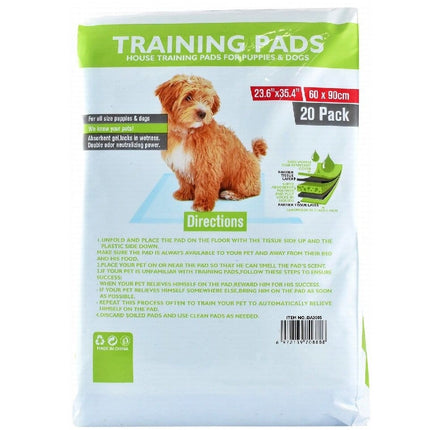 Ziggy Pupps Dog Nunbell Training pads for Puppy dogs 20 pcs