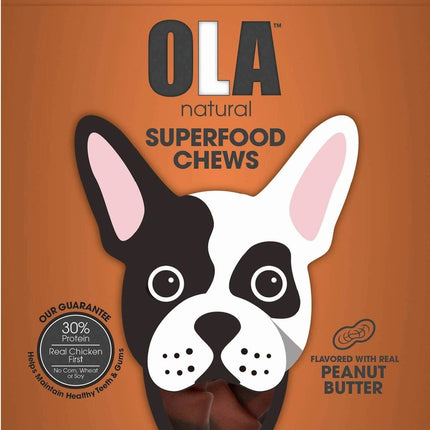 Ziggy Pupps Dog Ola Natural With Peanut Butter 4 Knotted Medium Bones 200 gr