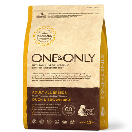 Ziggy Pupps Dog One And Only dry food for Adult Dogs with Duck and rice 12 kg