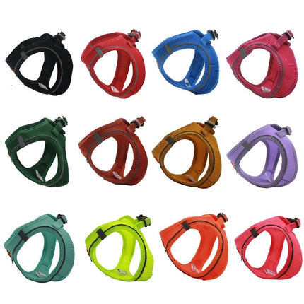Ziggy Pupps Dog Pawstar 2XS Neon gray Air Mesh Dog Harness 24 to 28cm