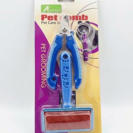 Ziggy Pupps Dog Pet Grooming Kit  Essential Nail Trimmer and Hair Brush for Pet Care